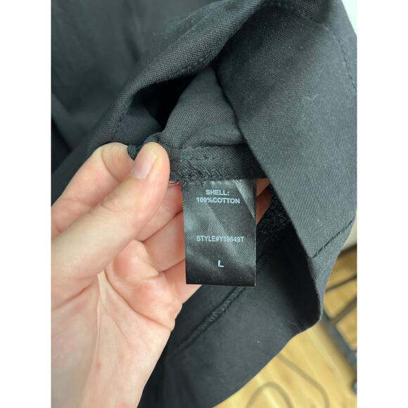 Pomander Place Tuckernuck Black Finley Flutter Sleeve A-Line Pleat Mini Dress L - Picture 11 of 14